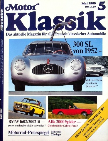 Deckblatt Motor Klassik (05/1989)